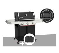 Barbecue à gaz Genesis E-315W Plancha + Housse - Weber