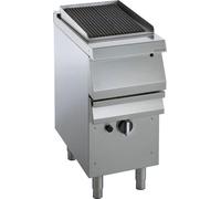 Barbecue à gaz KBS Vaporgrill 7,5 kW avec bac à eau et vanne de vidange, base fermée