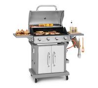 Barbecue à Gaz - KLARSTEIN - 4 Brûleurs - 14400W - Acier Inoxydable - Design Élégant