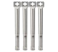 Barbecue à gaz - Lot de 4 tubes de brûleur réglables - Acier inoxydable - Compatibilité universelle - Sans allumeur - Pièces de rechange