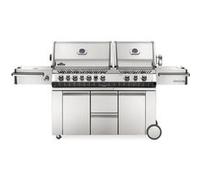Napoleon Barbecue à gaz Prestige Pro 825 RSIB - 4 brûleurs, 2 Sizzle Zone, brûleur arrière, fumoir