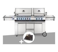 Barbecue à gaz prestige pro 825 + plateau charbon - napoleon