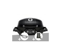 Barbecue à gaz travel q pro 285 noir + rôtissoire + chariot - napoleon