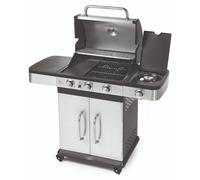 Barbecue à gaz Ompagrill Indianapolis 4 Plaque 42 x 35 cm 42 x 22,5 cm