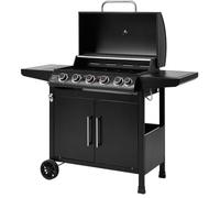 Cookingbox Barbecue à gaz Paarl 5 brûleurs - surface 70 x 42 cm - grille en acier