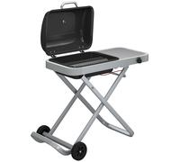 Barbecue à gaz portable, 1 brûleur, 2,5 kW | Couleur : Noir | Dimensions : 109 x 55 x 89 cm