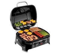 Barbecue à gaz portable 5 kW -Royal Gourmet-Plaque et grille de cuisson 2-en-1-surface de grillade 47 x 37 4 cm pour le camping