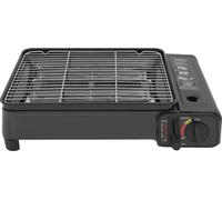 Barbecue à gaz portable, design compact, options de combustible polyvalentes, noir