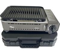 Barbecue à gaz Portable Réchaud Grill 1780W Butane Allumage Piezo + Mallette Camping ALPEN