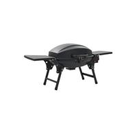 vidaXL Barbecue à gaz portatif 44276 - 2 zones de cuisson - Noir