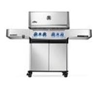 Napoleon Barbecue à gaz Prestige 500 – Sizzle Zone et brûleur arrière – Inox