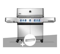 Barbecue à gaz Prestige 665 inox + Boîtier de fumage - Napoléon