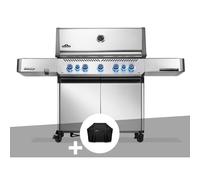 Barbecue à gaz Prestige 665 inox + Housse - Napoléon