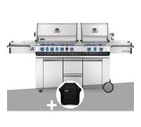 Barbecue à gaz prestige pro 825 + housse de protection - napoleon