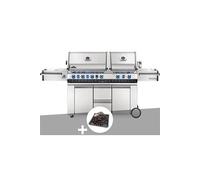 Barbecue à gaz prestige pro 825 + plateau charbon - napoleon