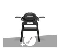 Barbecue à gaz q 1200n noir avec pied + spatule - weber