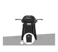 Barbecue à gaz q 2800n+ chariot noir + housse - weber