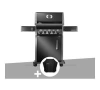 Barbecue à gaz Rogue 425 RB 3 brûleurs + 1 réchaud latéral + 1 brûleur rôtissoire + Housse de protection - Napoléon
