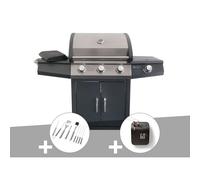 Barbecue à gaz Soleto + Malette 8 ustensiles + Weber Connect Smart Grilling Hub - Jardideco