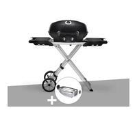 Napoleon Barbecue à gaz Travel Q Pro 285X avec rôtissoire – Noir
