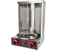 Barbecue à gaz vertical pour shawarma, 3000 W, kebab, gyros