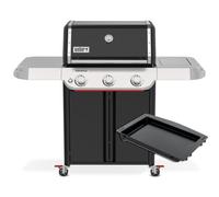 Weber Grill Barbecue gaz Genesis E-315W Plancha sur chariot 3 brûleurs 68 x 48 cm