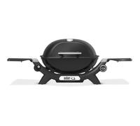 Weber Barbecue à gaz Q1200N – brûleur 2,94 kW, grilles fonte, tablettes latérales, Noir