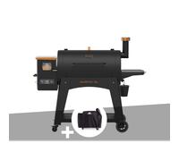 Barbecue à pellets onyx augustin xl 1000 + housse de protection - pit boss