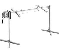 Barbecue à rôtissoire, AC220-240V Kit de barbecue à rôtissoire électrique à 8 niveaux de hauteur, kit de barbecues à rôtissoire avec une capacité de charge de 60 kg, moteur 38 W, kits de cuisson autom