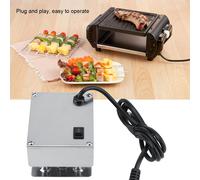 Barbecue à rôtissoire de construction robuste avec moteur de rotation, outil pour barbecue, alimentation CA