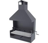 Barbecue argentin bois et charbon FM BVE-102 100cm grille suspendue à manivelle G