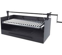 Barbecue argentin bois et charbon FM BVE-80 80cm grille suspendue à manivelle