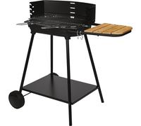 Somagic Barbecues Barbecue au charbon Basilic – cuve en fonte – grille acier chromé – Noir
