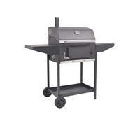 Barbecue au charbon de bois avec étagère inférieure Noir