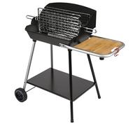 Somagic Barbecues – Barbecue au charbon EXEL DUO GRILL – cuve en fonte, grille verticale – Noir