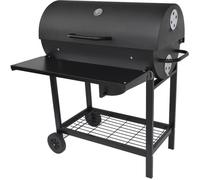 Fieldmann Barbecue au charbon FZG 1007 – Surface 71x38 cm, grille chromée, thermomètre, noir