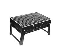 Barbecue au charbon de bois, foyer, pliable, portable, pour la cuisine en plein air, le camping, la randonnée, les pique-niques (grande taille 45 x 29 x 24 cm)