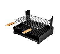 Barbecue au charbon de bois grilloir à poser réglable en hauteurs