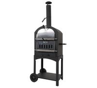 Barbecue au charbon de bois MCW-N15 Acier noir laqué haute température