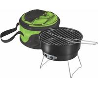 Barbecue au charbon de bois portable Fieldmann FZG 1003, Ø 25 cm zone de cuisson, Sac isotherme inclus