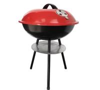 Barbecue au charbon de bois Pour briquettes de jardin Rond Avec couvercle Cendrier portable