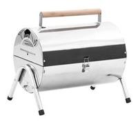 vidaXL Barbecue de table portable au charbon de bois Acier inoxydable Double grille
