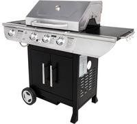 Somagic Barbecues Barbecue au gaz BALTIMORE 3 brûleurs 10,5 kW + réchaud