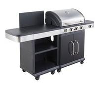 Barbecue au gaz FIDGI 4 avec desserte Noir G