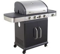 Cook'in Garden - Barbecue au gaz FIDGI 4 avec thermomètre - 4 brûleurs + réchaud 14,5kW