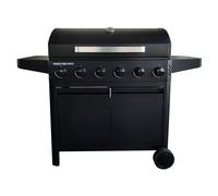 Happy Garden Barbecue au gaz IZALCO – 6 brûleurs 15 kW Noir