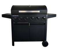 Happy Garden Barbecue au gaz IZALCO – 6 brûleurs 15 kW Noir