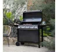 Happy Garden Barbecue au gaz RENO, 4 brûleurs, thermomètre, 14 kW