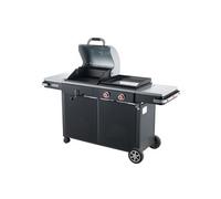Plancha gaz et barbecue charbon Bi-Energy L - BRASERO BY FAVEX - 2 x 3,6 kW - Plaque inox - réglage charbon - 10 à 12 convives