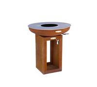 - Barbecue brasero en acier Carus Diamètre 62 cm Hauteur 71 cm